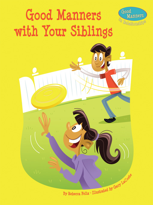 Cover image for Good Manners with Your Siblings